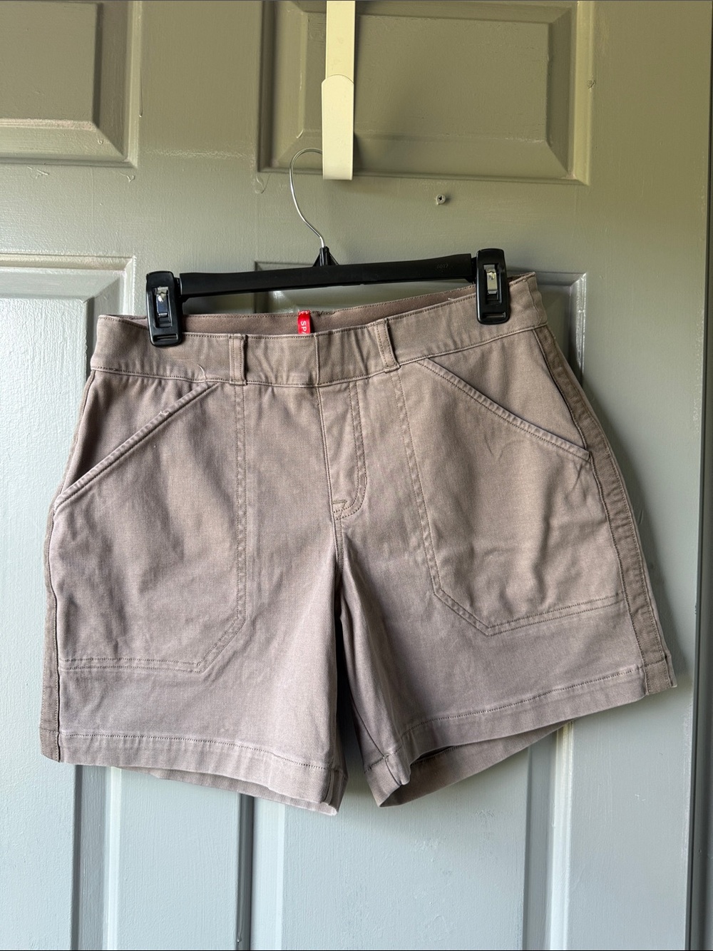 SPANX Taupe Utility Shorts